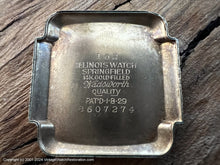 Load image into Gallery viewer, Illinois 'New Yorker' Silver Dial Light Green Lume, Bottom Sub Dial, Manual , 28x34mm