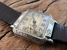 Load image into Gallery viewer, Illinois 'New Yorker' Two-Tone Dial with 9 o'clock Sub Dial, Manual , 28x34mm