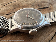 Load image into Gallery viewer, Lemania Military Style Two-Tone Slate Gray & Black, Beefy Case, Manual , 33mm