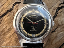 Load image into Gallery viewer, West End Watch 'Lowan' Prima Two-Tone Black & Gold Dial with Date, Automatic, Large 34x43mm