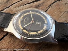 Load image into Gallery viewer, West End Watch 'Lowan' Prima Two-Tone Black & Gold Dial with Date, Automatic, Large 34x43mm