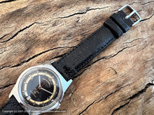 Load image into Gallery viewer, West End Watch 'Lowan' Prima Two-Tone Black & Gold Dial with Date, Automatic, Large 34x43mm