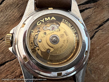 Load image into Gallery viewer, Cyma Divers Pepsico Dial in Ruby Red with White Hands and Date, Automatic, Huge 40mm