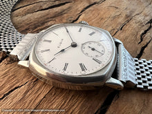 Load image into Gallery viewer, Elgin Early Porcelain Dial with Black Roman Numbers, Manual, 32x39mm