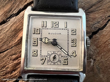 Load image into Gallery viewer, Bulova Stellar Square Case with Perfect Dial and Beveled Crystal, Manual, 27x33mm