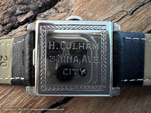 Load image into Gallery viewer, Bulova Stellar Square Case with Perfect Dial and Beveled Crystal, Manual, 27x33mm