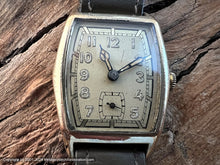 Load image into Gallery viewer, Swiss Clam 6-Sided Case and Golden Dial, Manual, 26x36mm