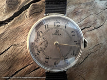 Load image into Gallery viewer, Omega Large Gold Converted Pocket Watch Original Dial, Manual, 44mm