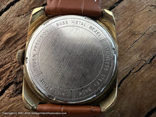 Load image into Gallery viewer, Gruen Precision Golden Dial Raised Hour Markers, Day & Date, Manual, 34x36mm
