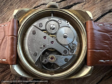 Load image into Gallery viewer, Gruen Precision Golden Dial Raised Hour Markers, Day & Date, Manual, 34x36mm