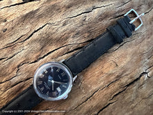 Load image into Gallery viewer, Timex British Model Dark Slate Gray Dial with Silver Roman Numerals, Automatic, Large 35mm