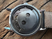 Load image into Gallery viewer, Timex British Model Dark Slate Gray Dial with Silver Roman Numerals, Automatic, Large 35mm