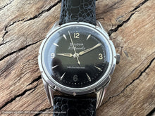 Load image into Gallery viewer, Bulova 23 Jewel Jet Black Dial with Notched Design Case, Automatic, 33.5mm
