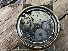 Load image into Gallery viewer, Bulova Art Deco Silver Basketweave Pattern Dial in Rectangular Type Case, Manual, 33x38mm