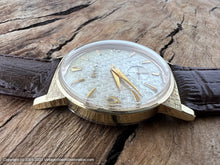 Load image into Gallery viewer, Bulova Art Deco Silver Basketweave Pattern Dial in Rectangular Type Case, Manual, 33x38mm