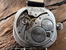 Load image into Gallery viewer, Waltham Sterling Silver Rounded Square Case with Perfect Porcelain Dial, Manual, 31.5x31.5mm