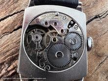 Load image into Gallery viewer, Winton Steel Dial with Amber Lumed Number, Rectangular Case, Manual, 26x36mm