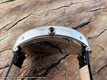 Load image into Gallery viewer, Waterman's 'York' Exploding Roman Numeral Dial in Large Oblong Case, Quartz, 30x56mm