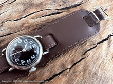 Load image into Gallery viewer, Elgin USA General Pershing 1918 Sterling Silver Cased Trench Gem with Pershing star dial, Manual, 31.5mm