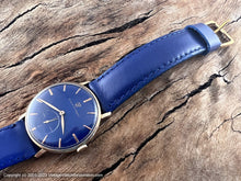 Load image into Gallery viewer, Girard-Perregaux Sparkling Blue Dial with Gold Markers, Manual, Large 35mm