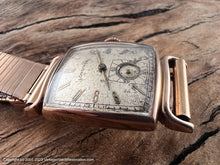 Load image into Gallery viewer, Longines All Original Small Gem with Rose Gold Forstner Adjustable Bracelet , Manual, Tank-Style 23x37mm