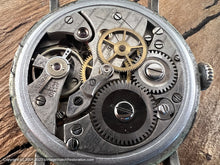 Load image into Gallery viewer, Ancre 'Prima' Black Dial Military Style Dial with Ultra Fine Gold Markings, Manual, 35mm