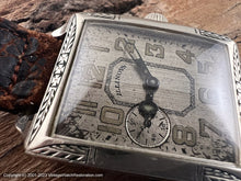 Load image into Gallery viewer, Illinois Super Large Tank-Style with Filligre Bezel Design, Manual 27x33mm