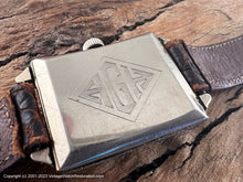 Load image into Gallery viewer, Illinois Super Large Tank-Style with Filligre Bezel Design, Manual 27x33mm