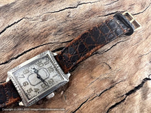 Load image into Gallery viewer, Illinois Super Large Tank-Style with Filligre Bezel Design, Manual 27x33mm
