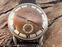 Load image into Gallery viewer, Roamer Two-Tone Rich Copper/White with Roman Numerals, Manual, 31.5mm