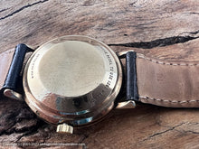 Load image into Gallery viewer, Longines Admiral Lapiz Blue and Gold Floral Design, Automatic, 35mm