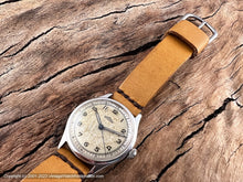 Load image into Gallery viewer, Angelus Military Style with Magnificent Parchment Patina Dial, Two Tone, Manual, 33mm