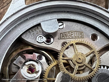 Load image into Gallery viewer, Angelus Military Style with Magnificent Parchment Patina Dial, Two Tone, Manual, 33mm