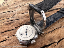 Load image into Gallery viewer, Benrus Art Deco Decorative Case with Cobalt Blue Enameled Bezel, Manual, 27x34.5mm