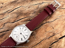 Load image into Gallery viewer, Waltham Roman Numerals on Porcelain Dial in Tonneau Case , Manual, 31x31.5mm