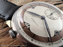 Load image into Gallery viewer, Talisman Art Deco Two Tone Pocket Watch Conversion, Manual, 47mm
