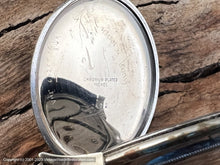 Load image into Gallery viewer, Talisman Art Deco Two Tone Pocket Watch Conversion, Manual, 47mm