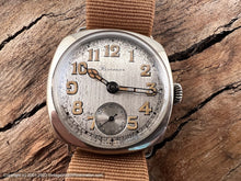 Load image into Gallery viewer, Roamer, Early, Steel Dial with Orange Lume in Clam Case, Manual, 33x33mm
