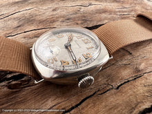 Load image into Gallery viewer, Roamer, Early, Steel Dial with Orange Lume in Clam Case, Manual, 33x33mm