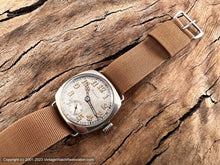 Load image into Gallery viewer, Roamer, Early, Steel Dial with Orange Lume in Clam Case, Manual, 33x33mm