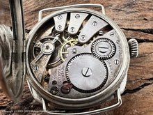 Load image into Gallery viewer, Roamer, Early, Steel Dial with Orange Lume in Clam Case, Manual, 33x33mm