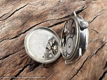 Load image into Gallery viewer, Roamer, Early, Steel Dial with Orange Lume in Clam Case, Manual, 33x33mm