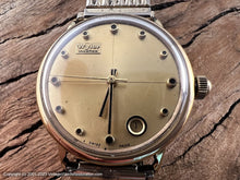 Load image into Gallery viewer, Wyler Incaflex Golden Dial with Round Date Window at 5 o'clock, Manual, 33.5mm