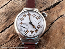 Load image into Gallery viewer, Waltham White Porcelain Dial with Angled Orange Numbers, Manual, 31mm