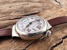 Load image into Gallery viewer, Waltham White Porcelain Dial with Angled Orange Numbers, Manual, 31mm