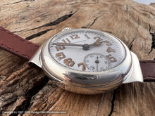 Load image into Gallery viewer, Waltham White Porcelain Dial with Angled Orange Numbers, Manual, 31mm