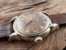 Load image into Gallery viewer, Benrus Coppery Patina Dial 3-Star with Teardrop Lugs, Automatic, 32.5mm