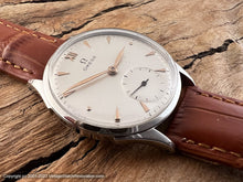Load image into Gallery viewer, Omega Cal 28 with Silver Dial and XII at Top, Manual, 32.5 mm