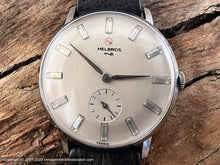 Load image into Gallery viewer, Helbros 'Invincible' Oyster Pearl Dial in NOS Condition, Manual, Large 34mm