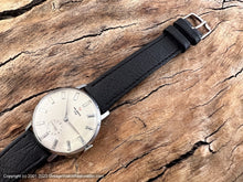 Load image into Gallery viewer, Helbros 'Invincible' Oyster Pearl Dial in NOS Condition, Manual, Large 34mm